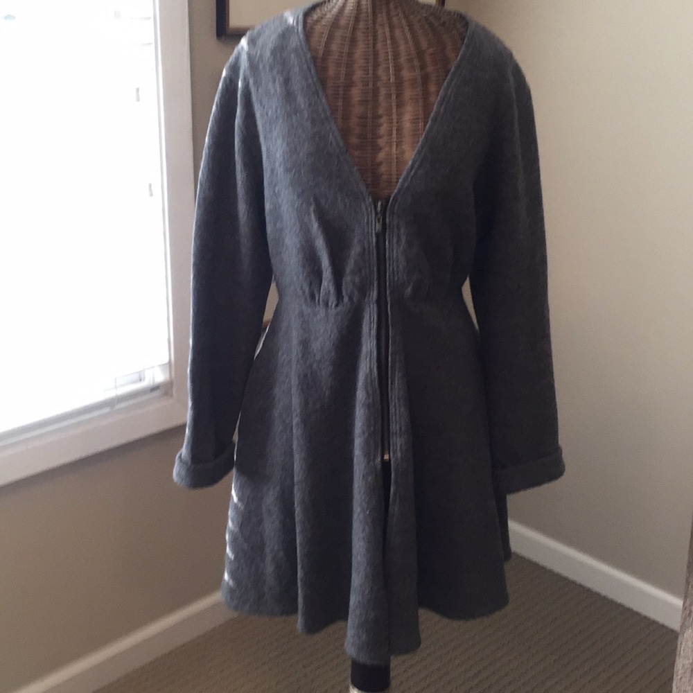 Swedish wool fitted coat